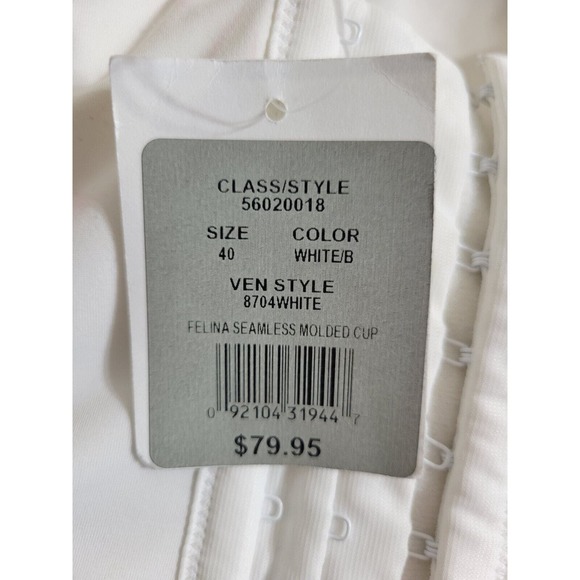 David's Bridal White Intimates Robe - Picture 3 of 8